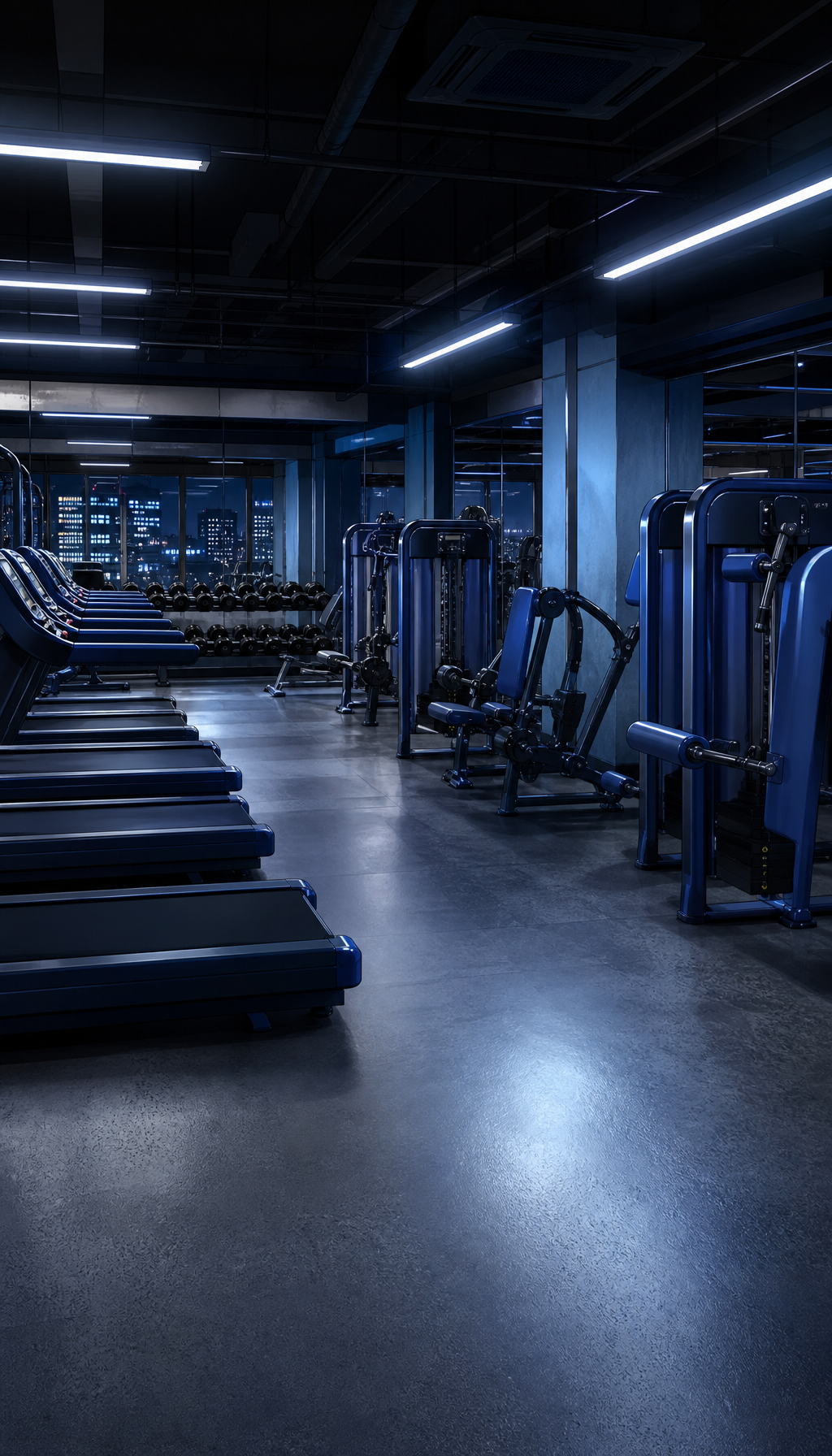 001 01A empty gym establishing